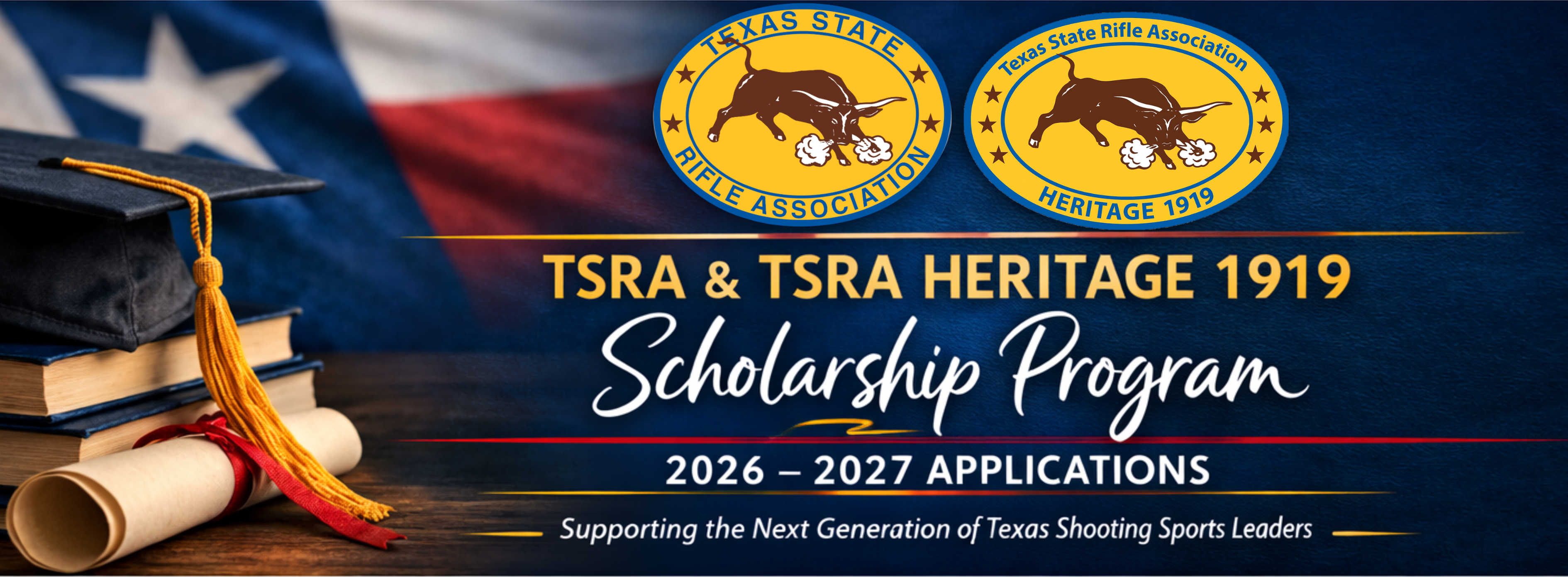 TSRA & TSRA Heritage 1919 Scholarship Program Banner